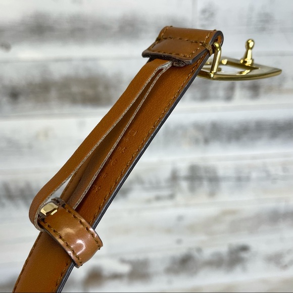 Gucci Brown Leather Gold G Cube Belt 100 40 523305 Luxury Statement Designer - Picture 9 of 16